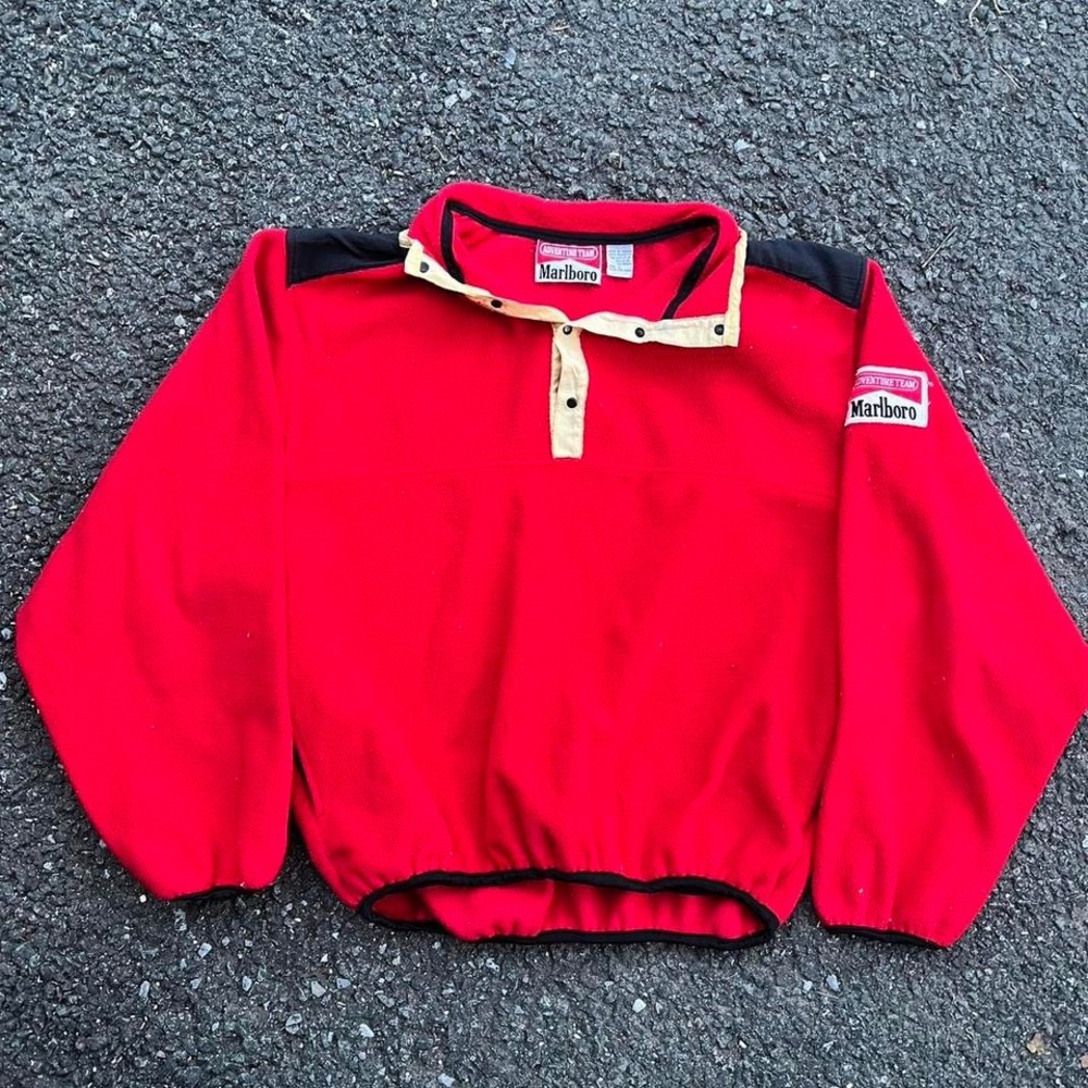 1990s Marlboro Adventure Quarter Zip Fleece size L